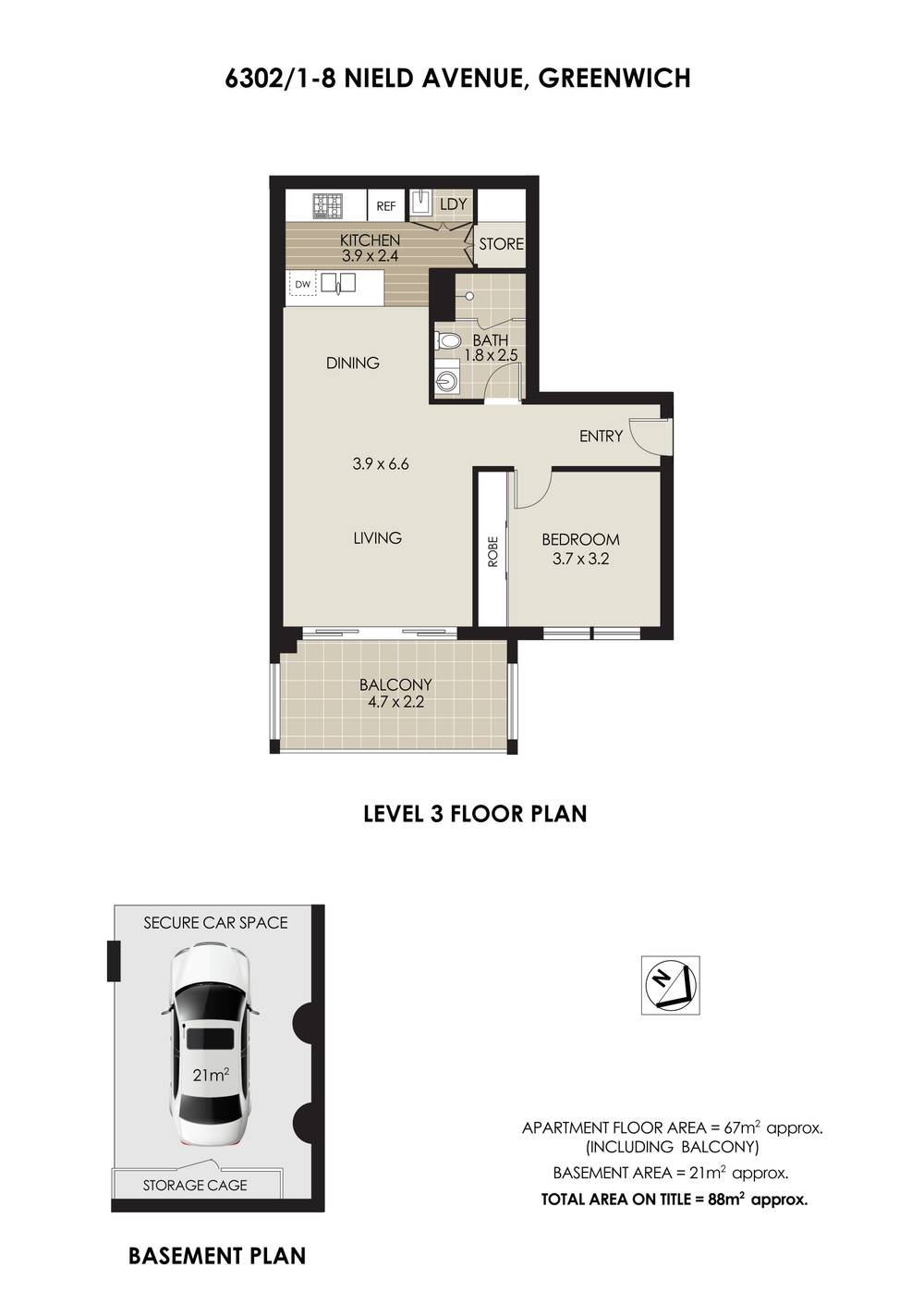 6302/1-8 Nield Avenue, GREENWICH, NSW 2065