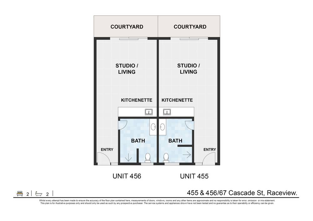 Units 455 & 456 / 67 Cascade Street, RACEVIEW, QLD 4305