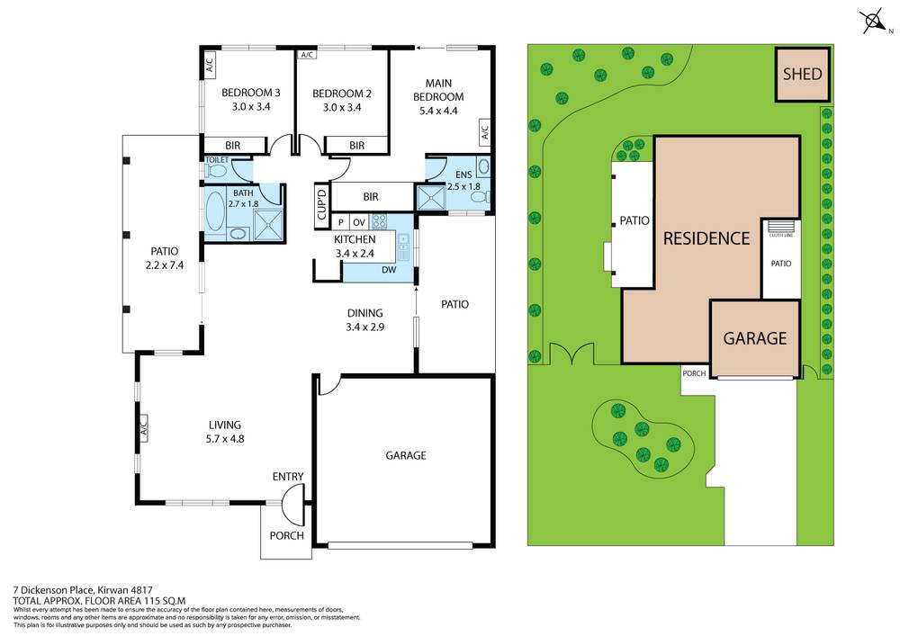 7 Dickenson Place, KIRWAN, QLD 4817