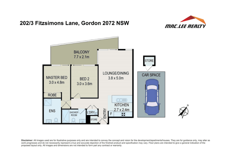 202/3 Fitzsimons Lane, GORDON, NSW 2072