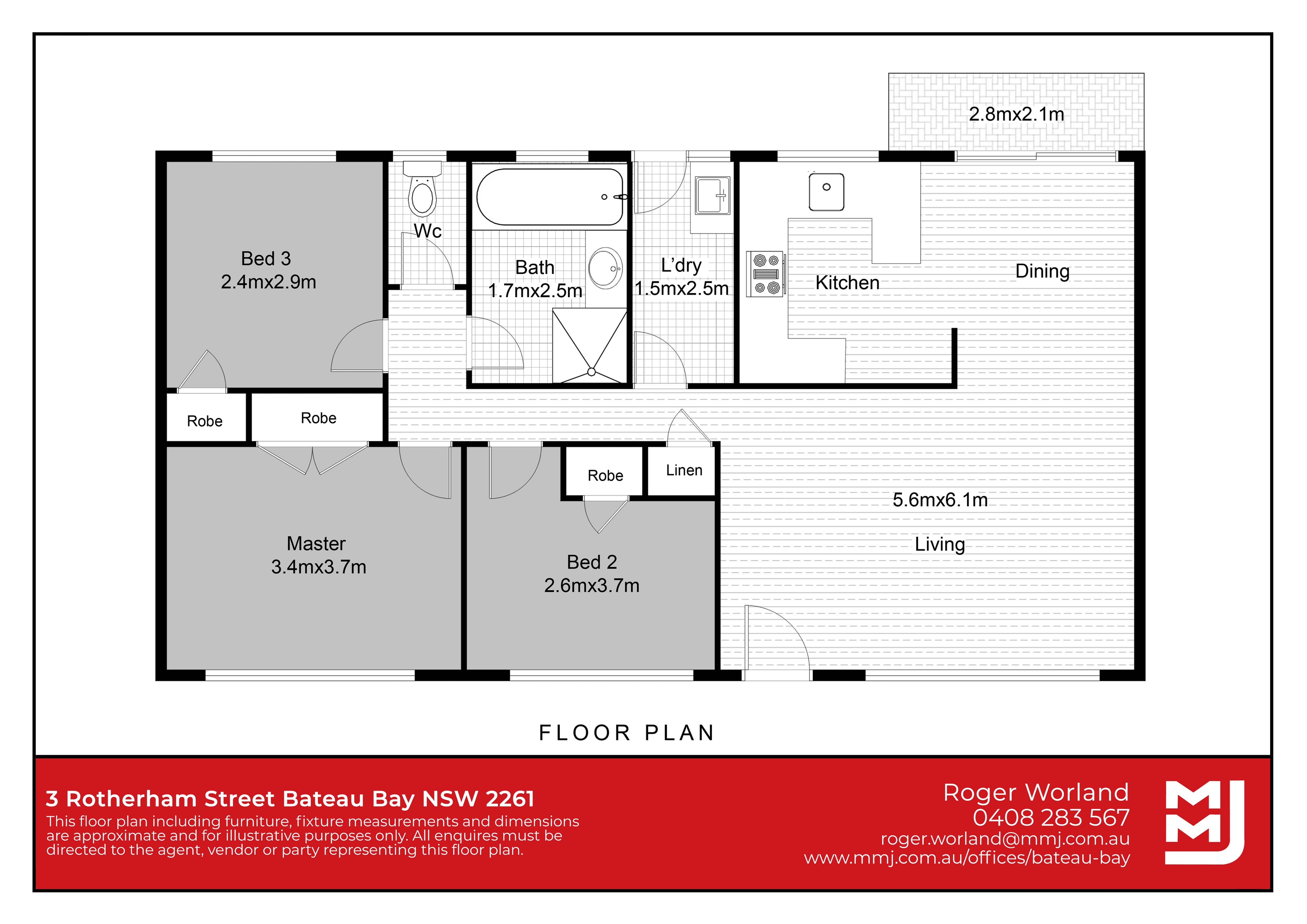 3 Rotherham Street, Bateau Bay, NSW 2261