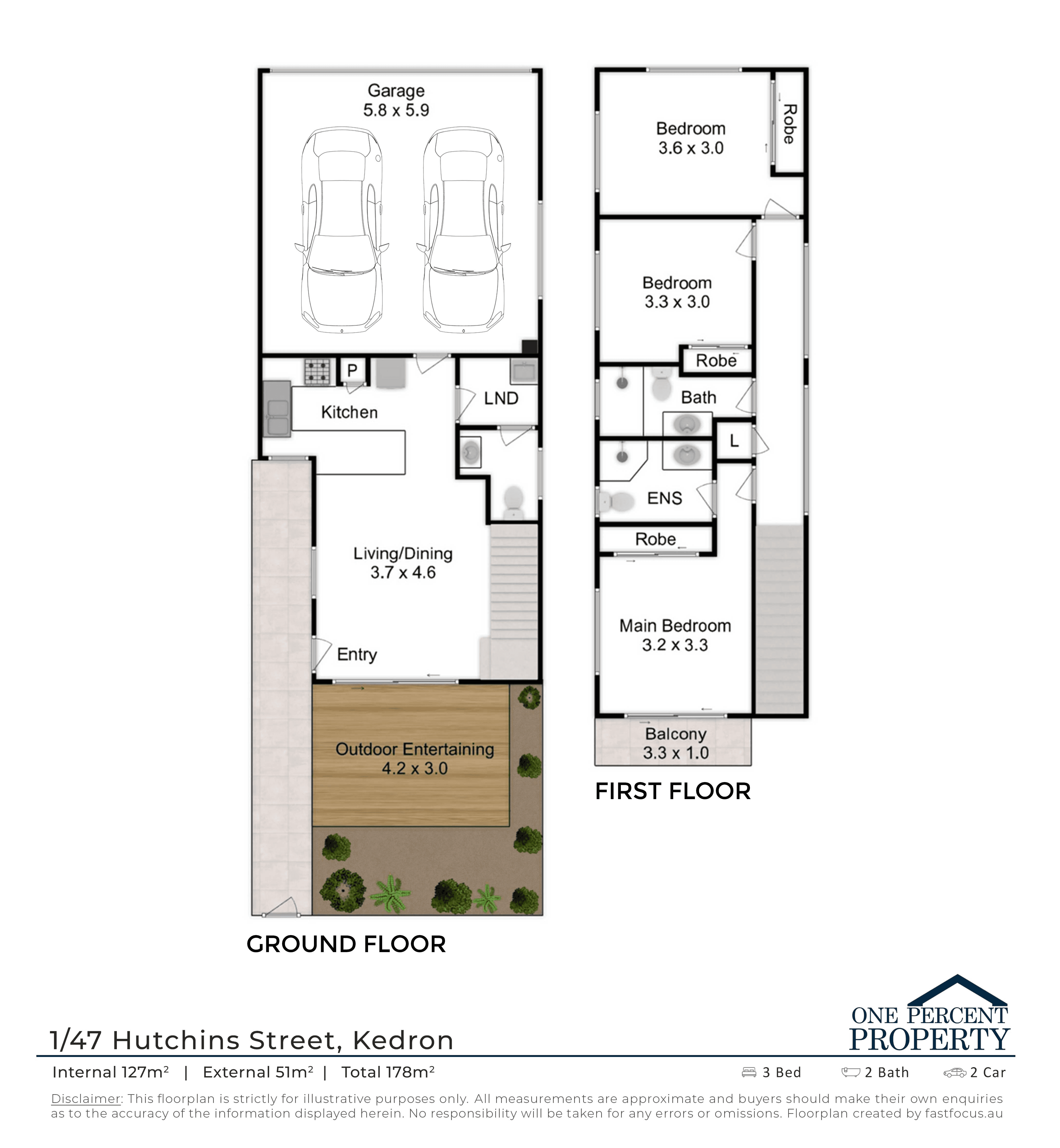 1/47 Hutchins Street, KEDRON, QLD 4031