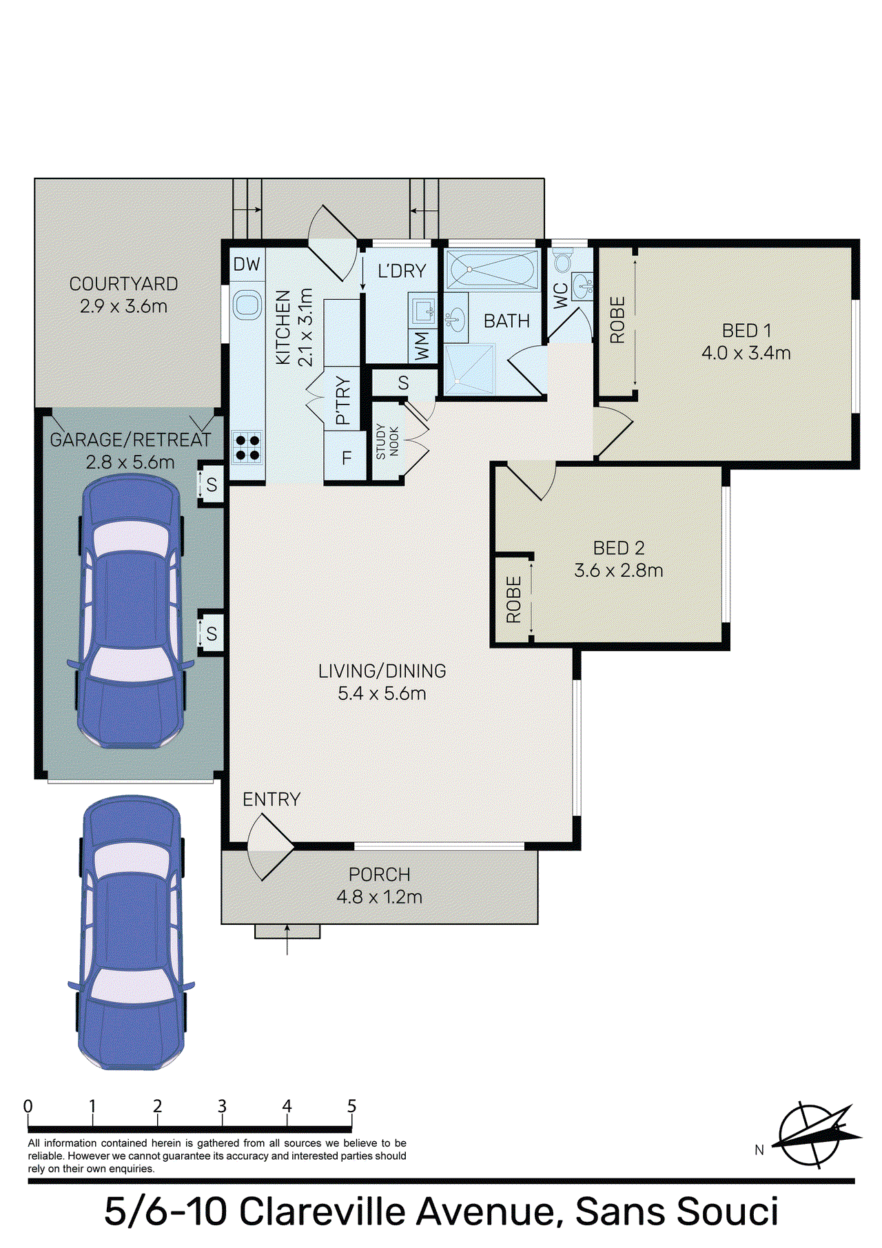 5/6-10 Clareville Avenue, SANS SOUCI, NSW 2219