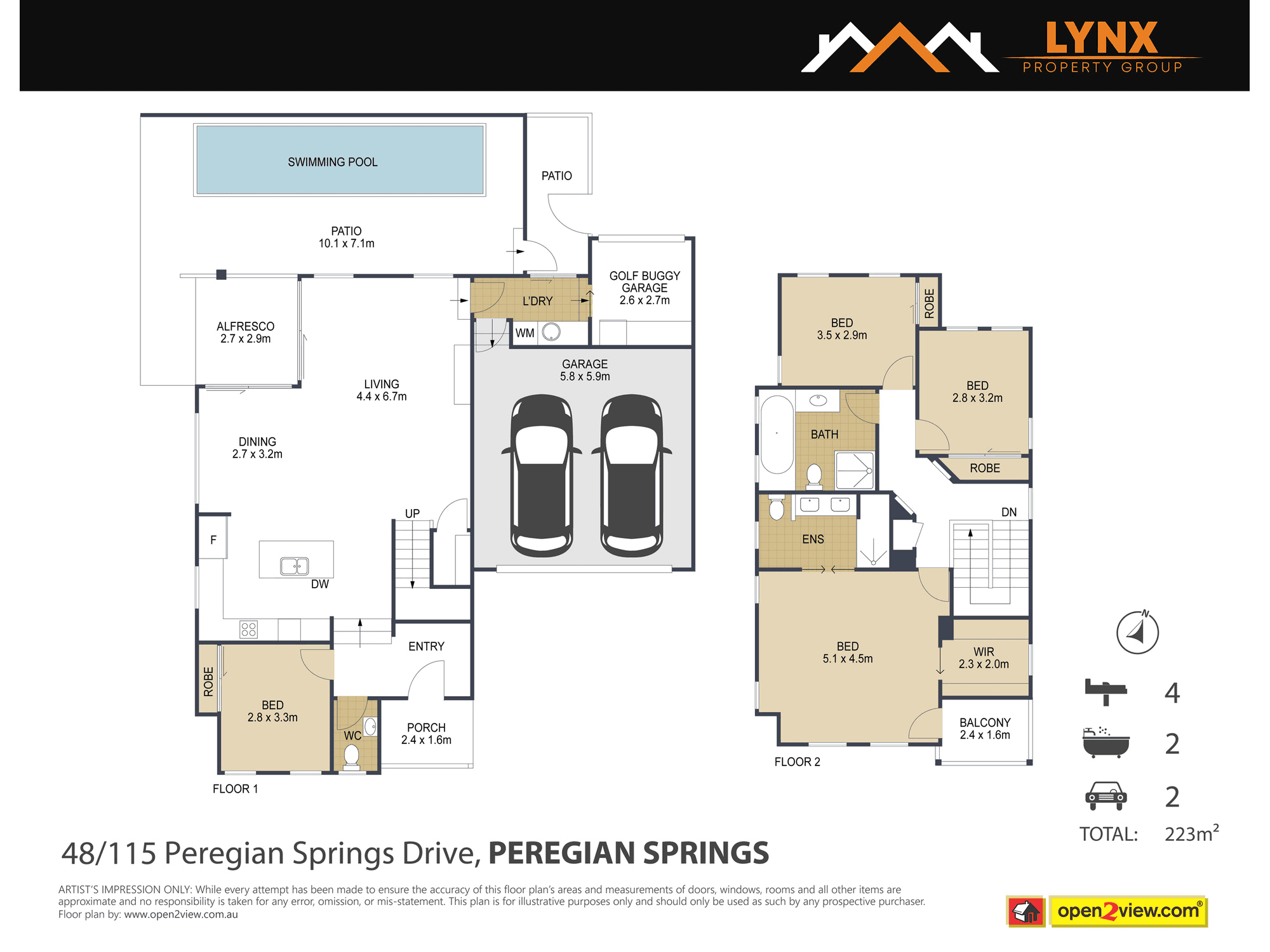 48/115 Peregian Springs Drive, PEREGIAN SPRINGS, QLD 4573