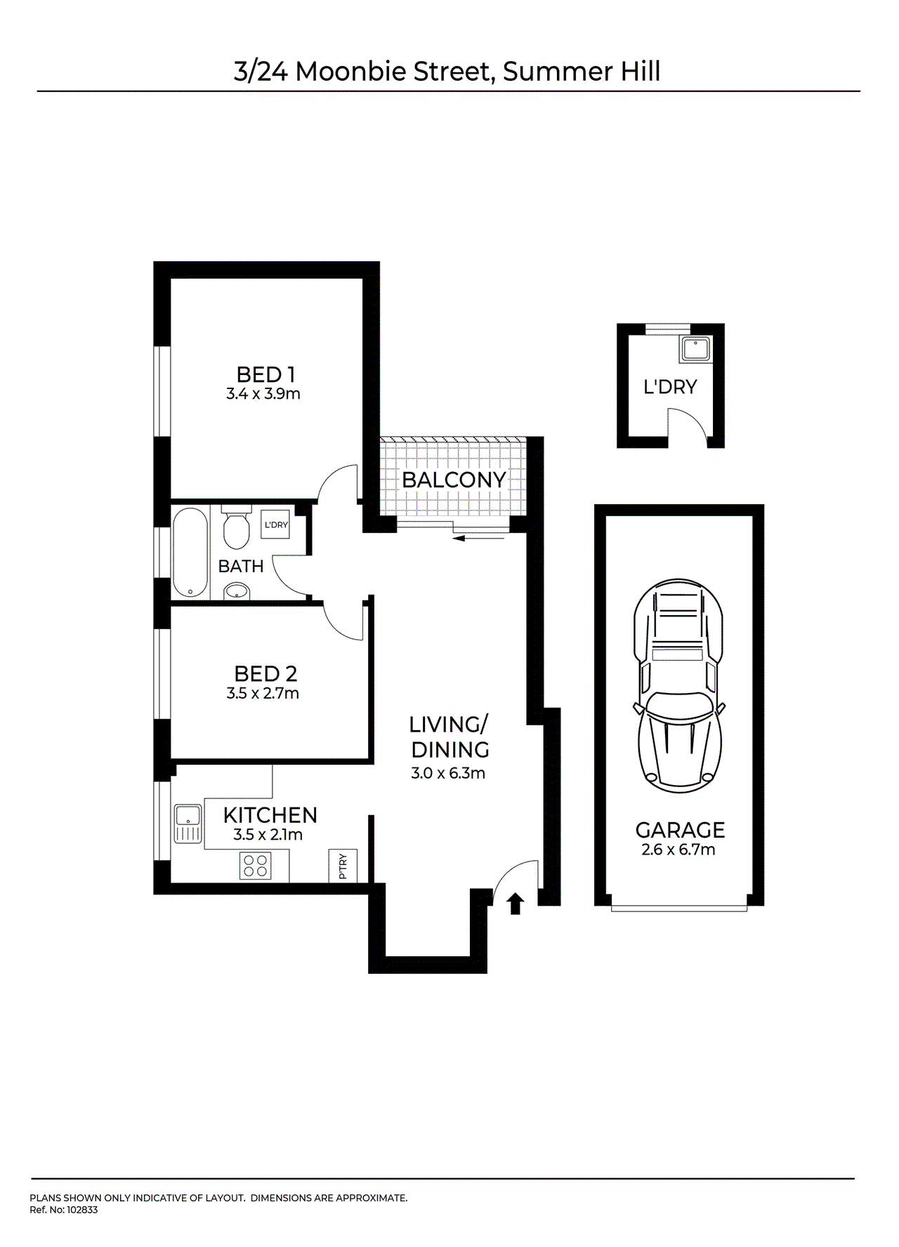 3/24 Moonbie Street, Summer Hill, NSW 2130