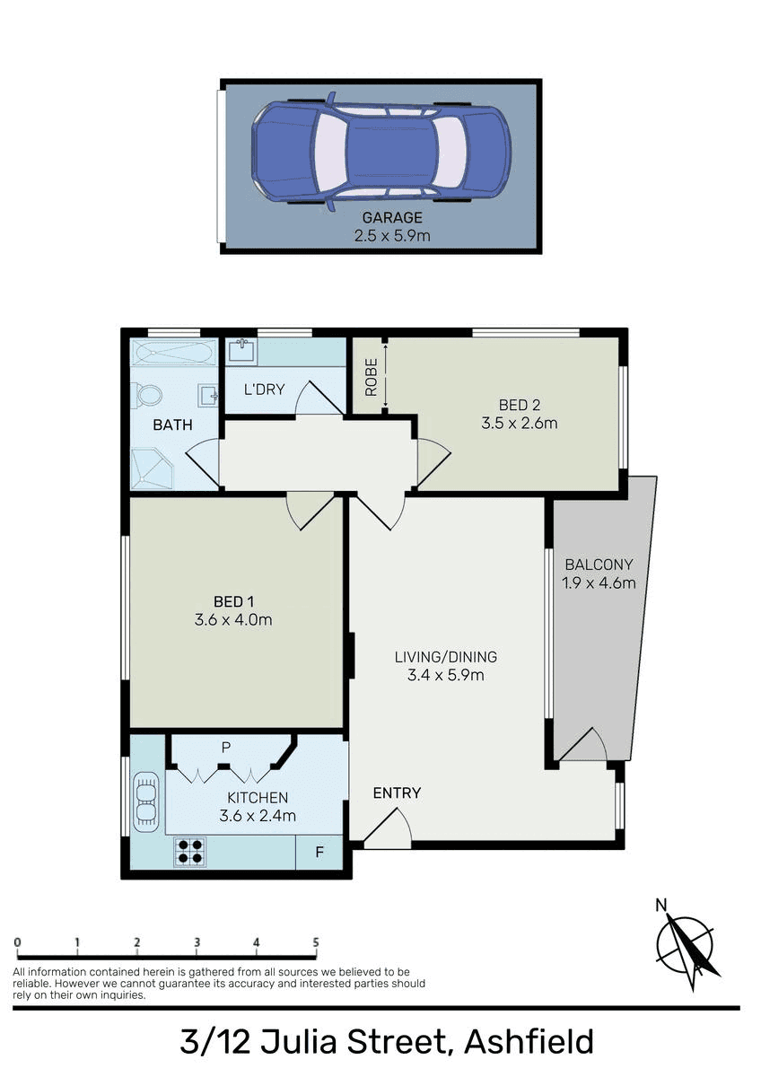 3/12 Julia Street, ASHFIELD, NSW 2131