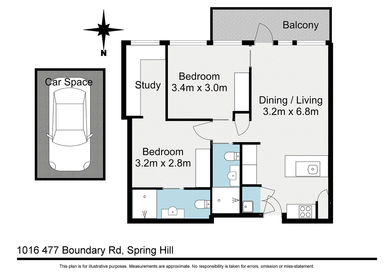 1016/477 Boundary Street, Spring Hill, QLD 4000