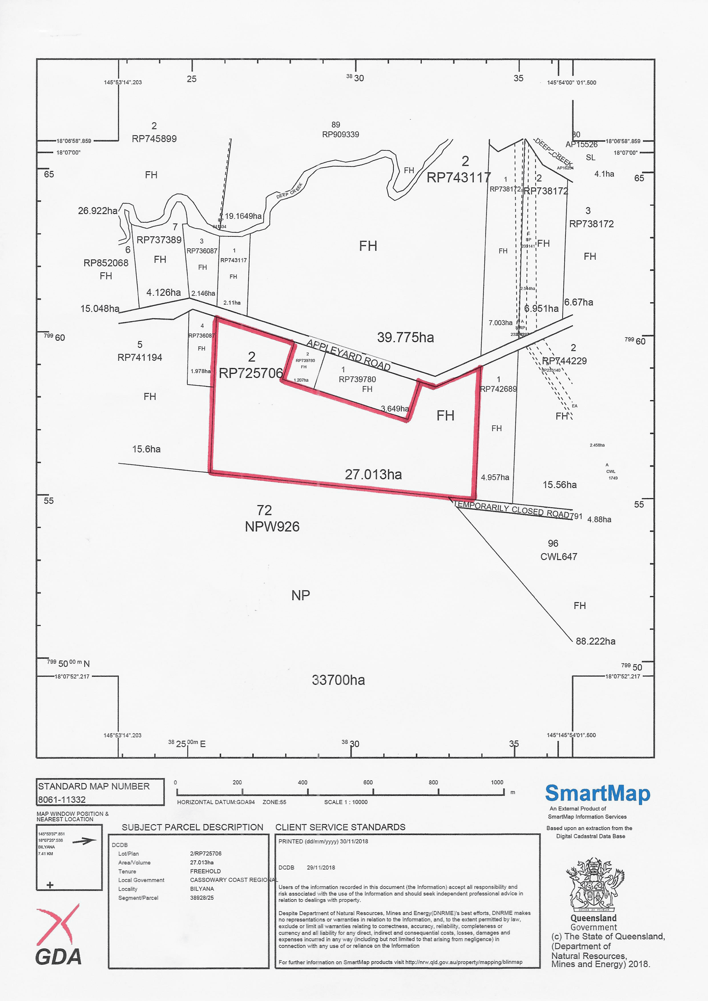 LOT 2 Appleyard Rd, Bilyana, QLD 4854