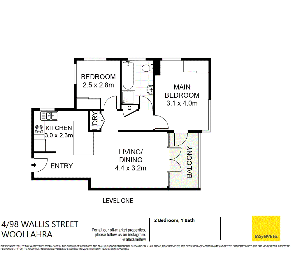 4/98 Wallis Street, WOOLLAHRA, NSW 2025