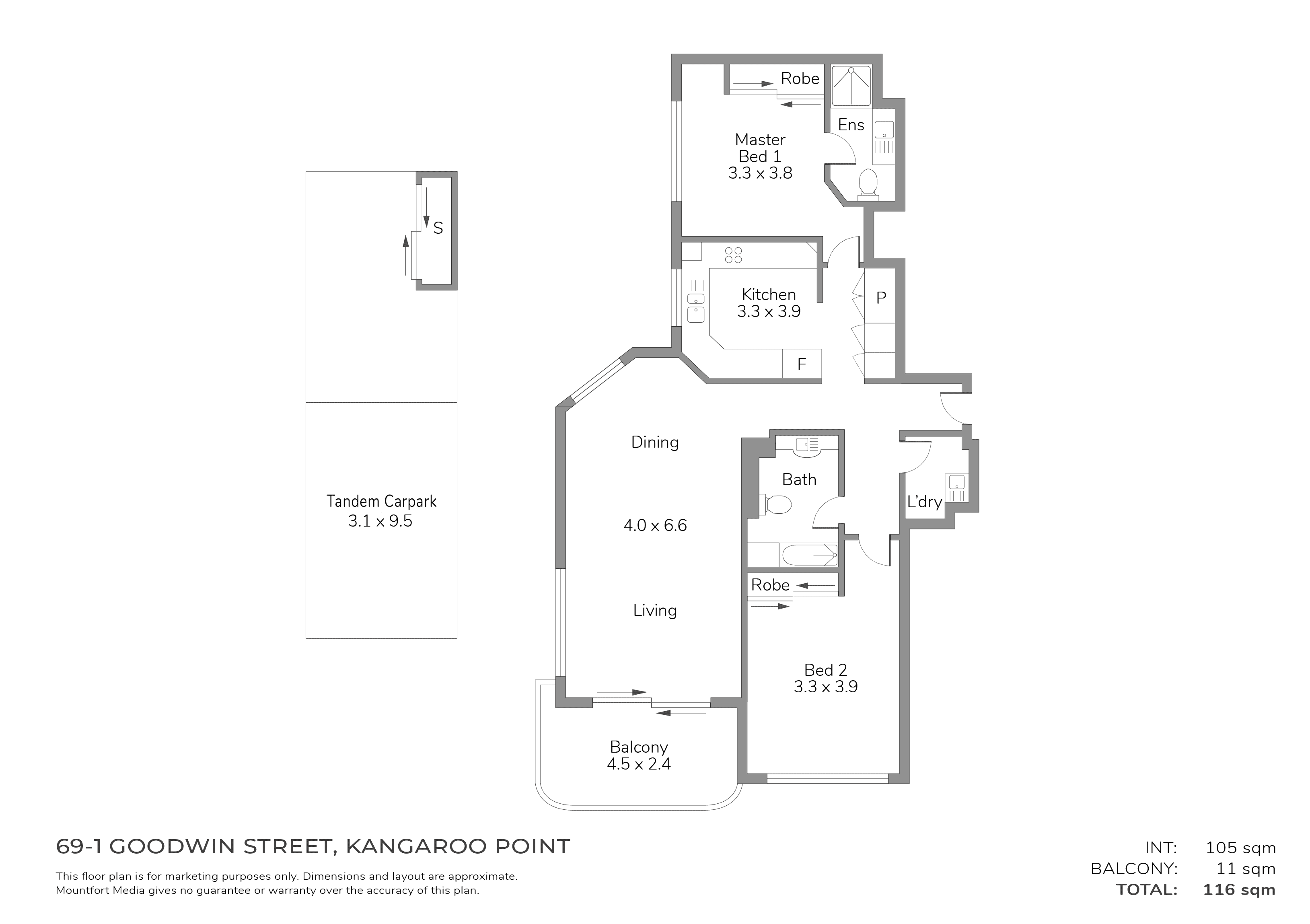 69/1 Goodwin Street, KANGAROO POINT, QLD 4169