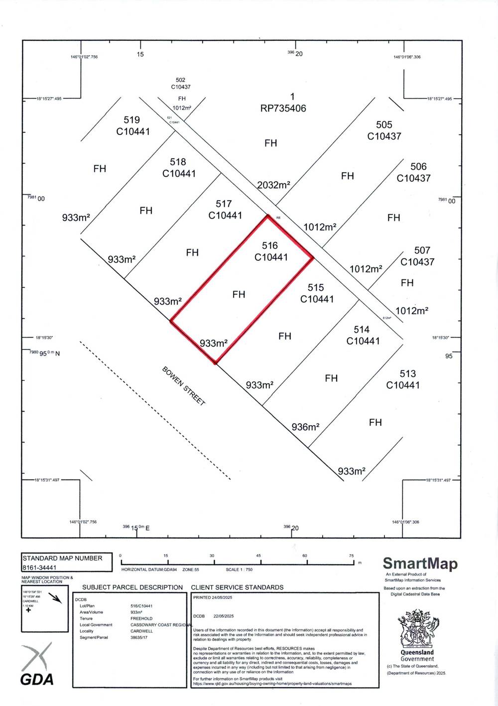 Lot 516 Bowen Street, Cardwell, QLD 4849