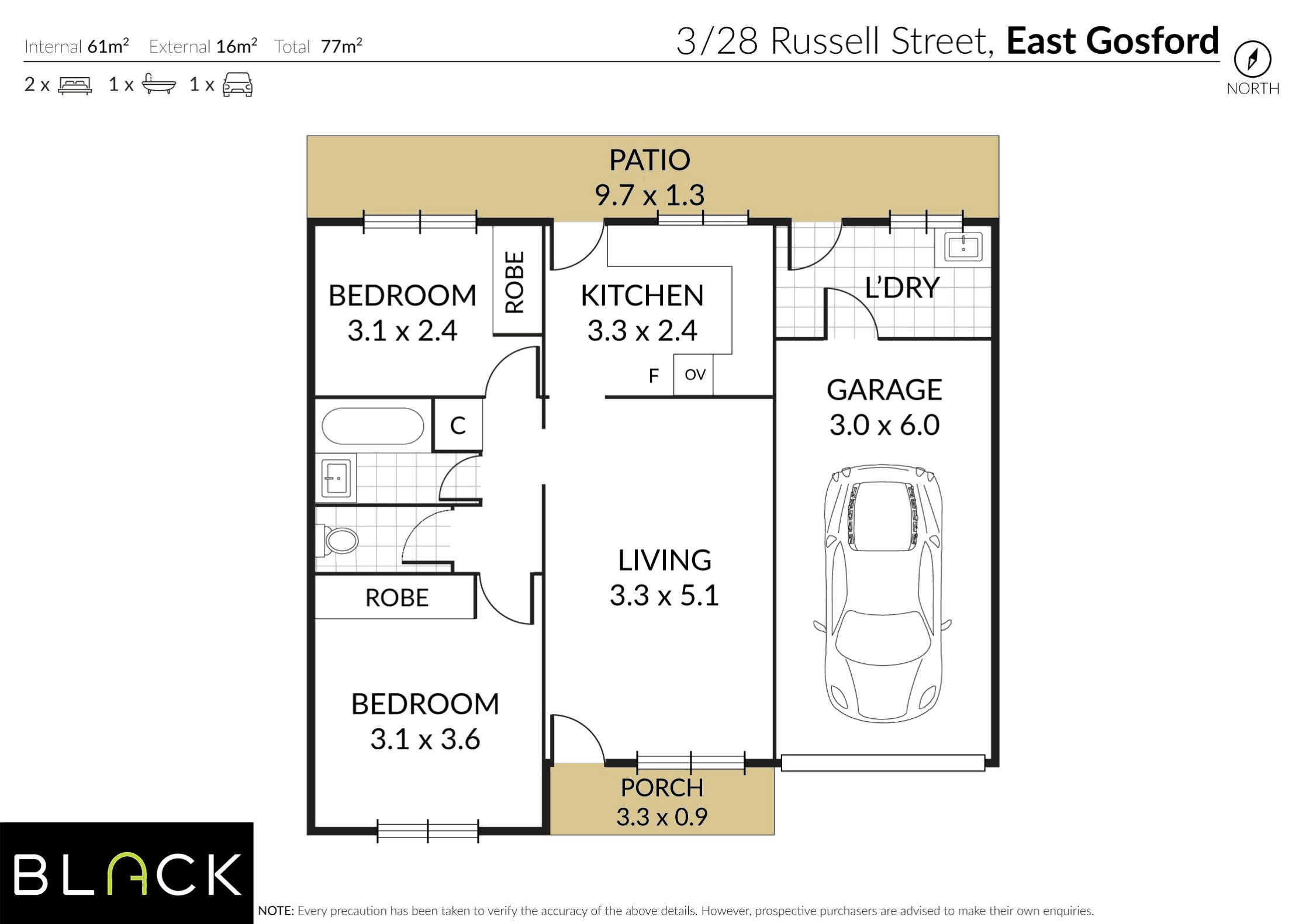 3/28-30 Russell Street, East Gosford, NSW 2250