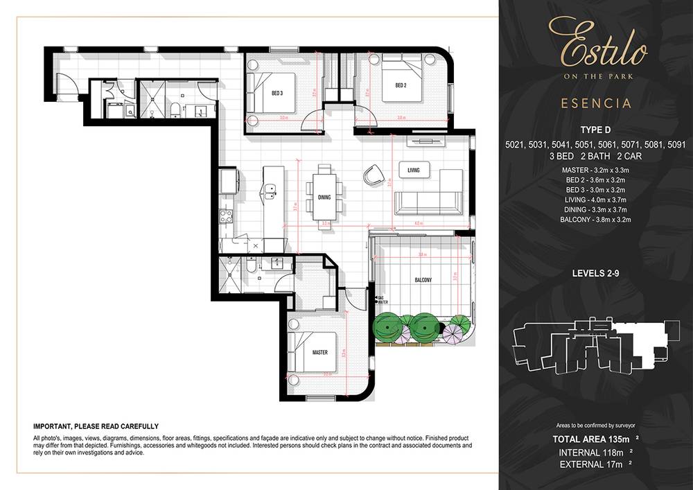 Unit 5061 'Estilo on The Park' 75-81 Kittyhawk Drive, CHERMSIDE, QLD 4032