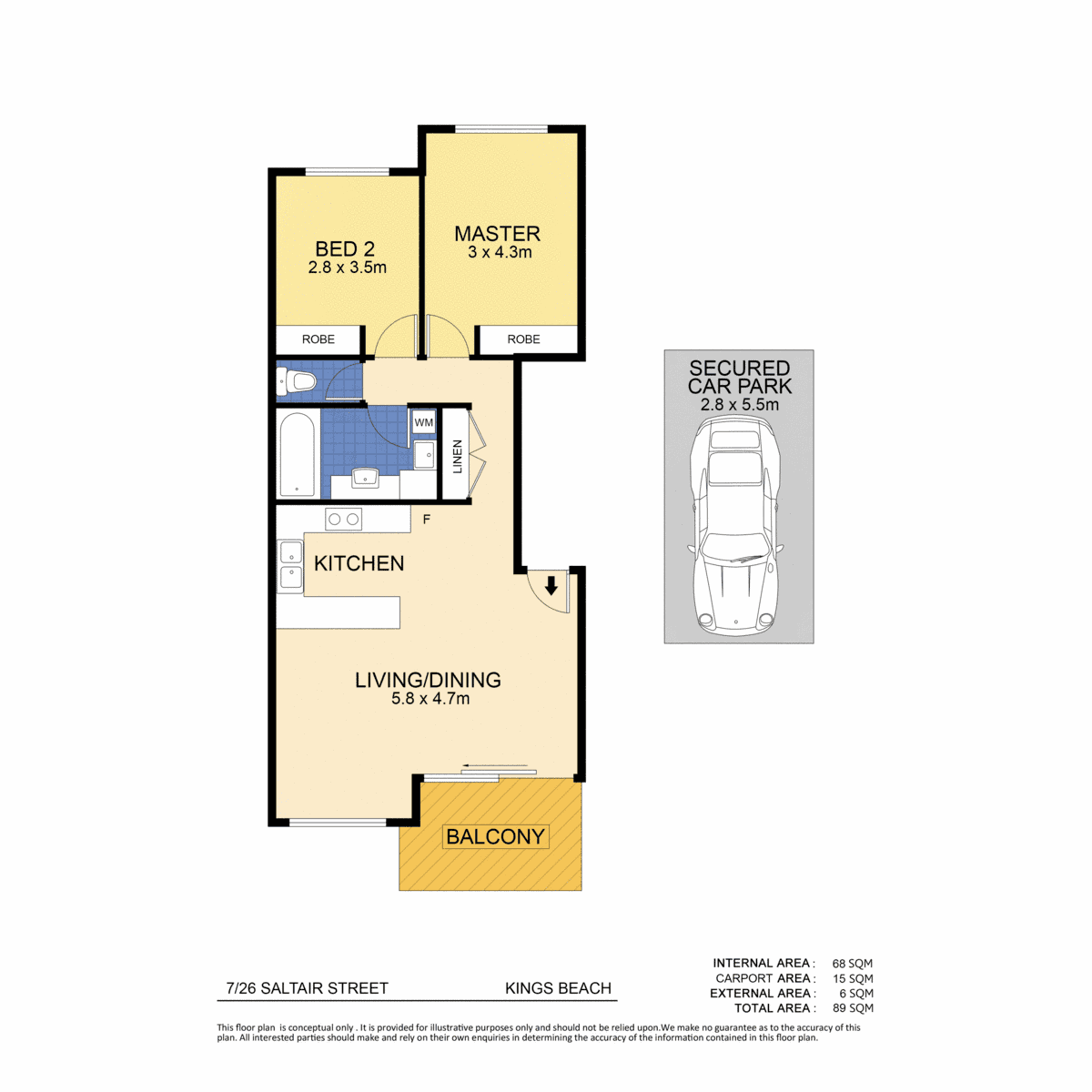 7/26 Saltair Street, Kings Beach, QLD 4551