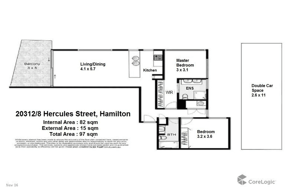 20312/8 Hercules Street, HAMILTON, QLD 4007