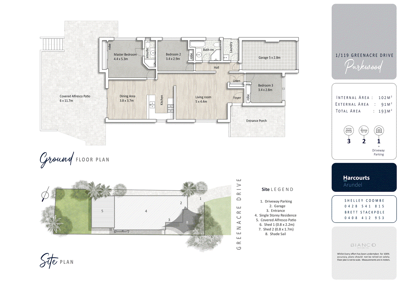 1/119 Greenacre Drive, PARKWOOD, QLD 4214