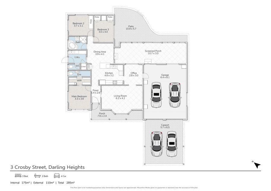 3 Crosby Street, DARLING HEIGHTS, QLD 4350