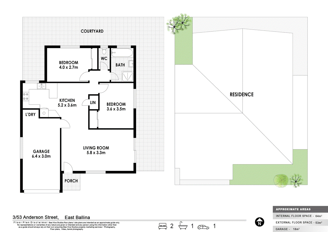 3/53 Anderson Street, EAST BALLINA, NSW 2478