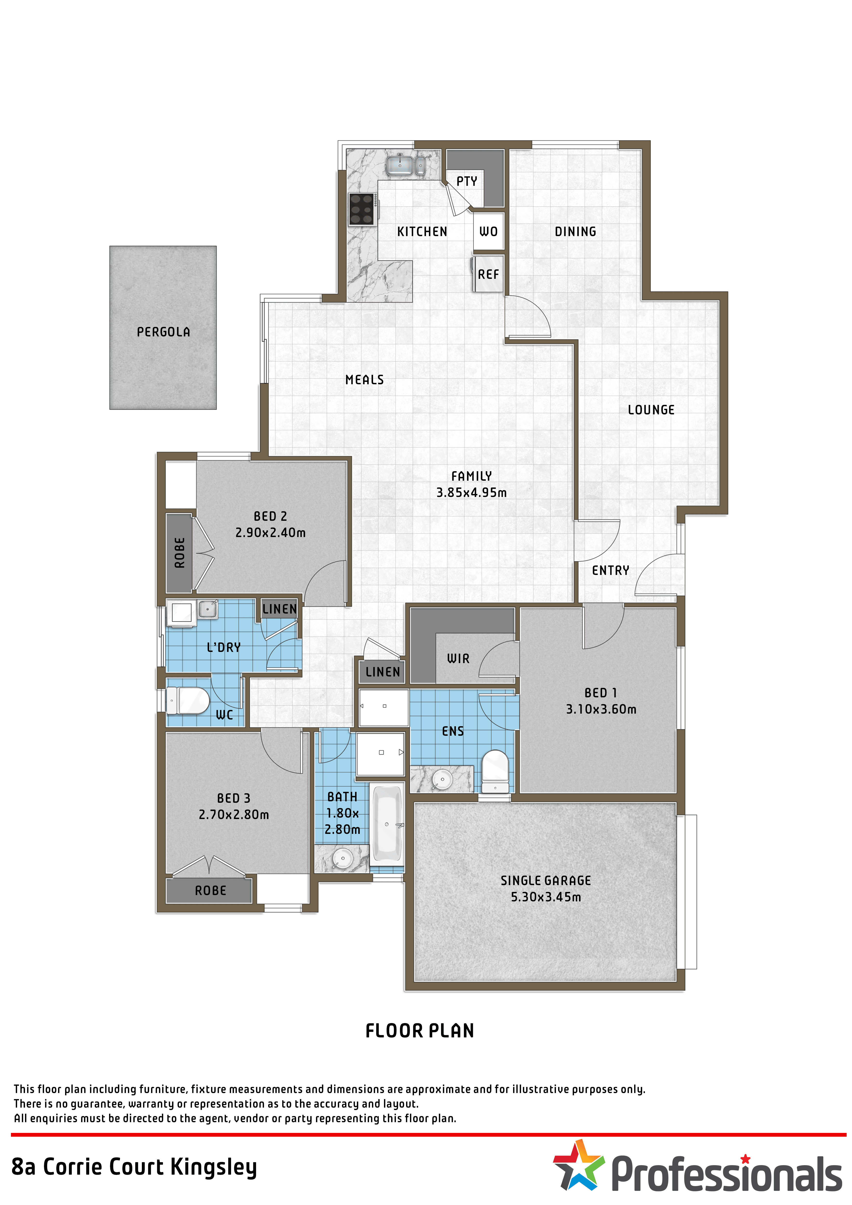 8A Corrie Court, KINGSLEY, WA 6026