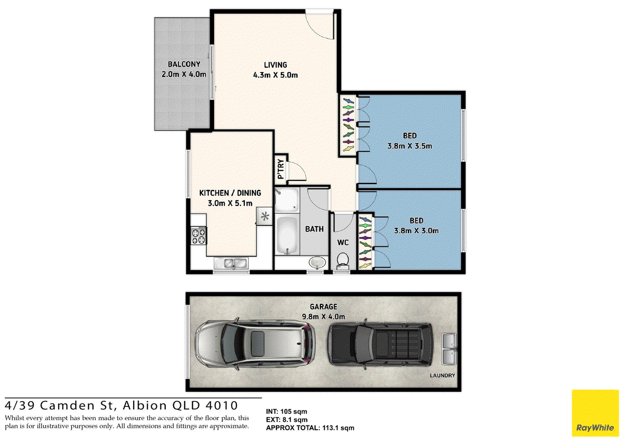 4/39 Camden Street, ALBION, QLD 4010