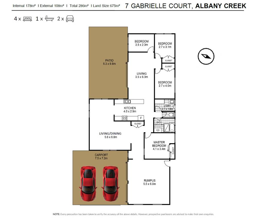 7 Gabrielle Court, ALBANY CREEK, QLD 4035