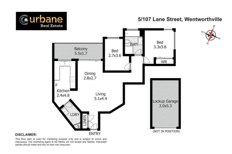 5/107-109 Lane Street, WENTWORTHVILLE, NSW 2145