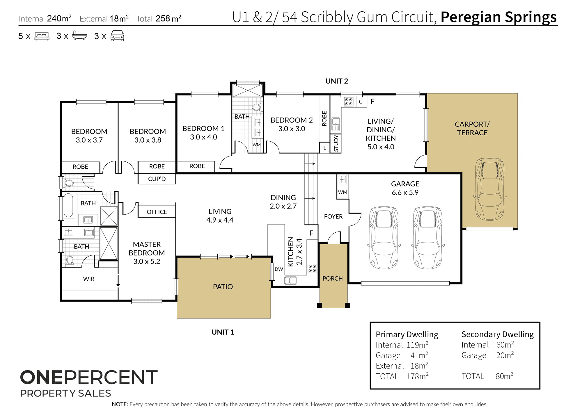 1 & 2/54 Scribbly Gum Circuit, PEREGIAN SPRINGS, QLD 4573