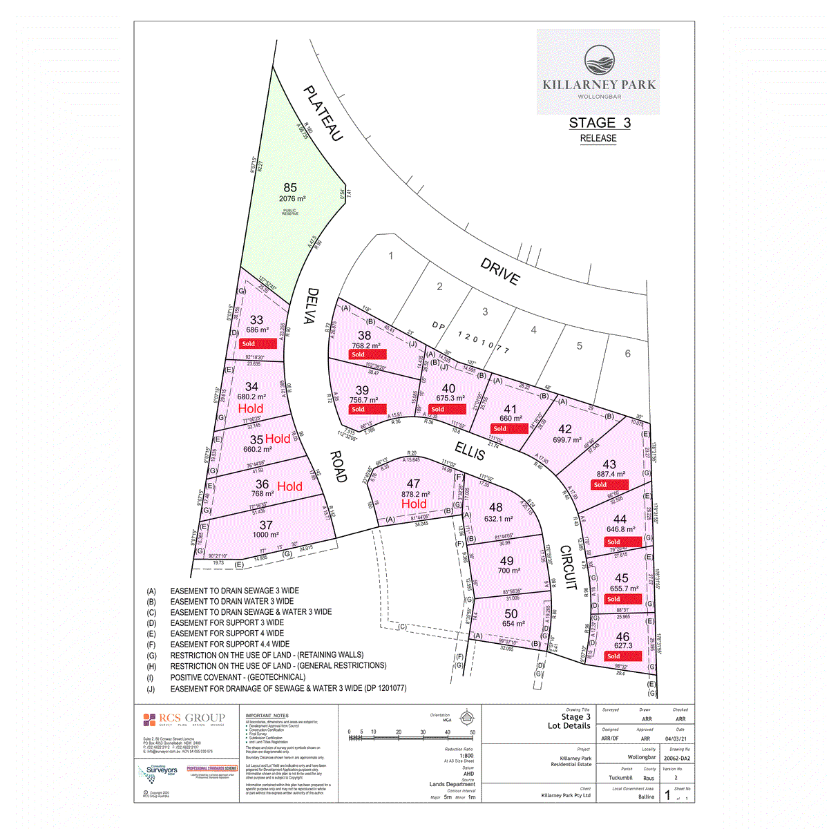 Lot 42 Killarney Park Stage 3, WOLLONGBAR, NSW 2477