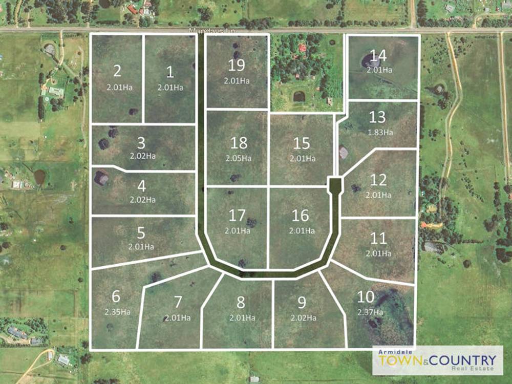 Lot 13 The "J.T Frazier Land Estate" Mundays Lane,, ARMIDALE, NSW 2350