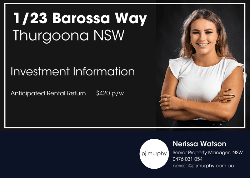 1/23 Barossa Way, Thurgoona, NSW 2640
