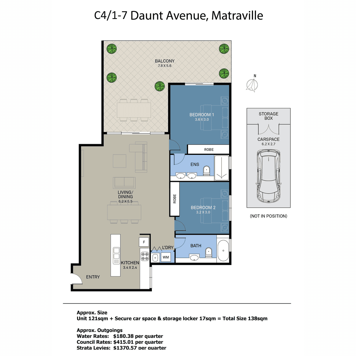 C4/1-7 Daunt Avenue, MATRAVILLE, NSW 2036