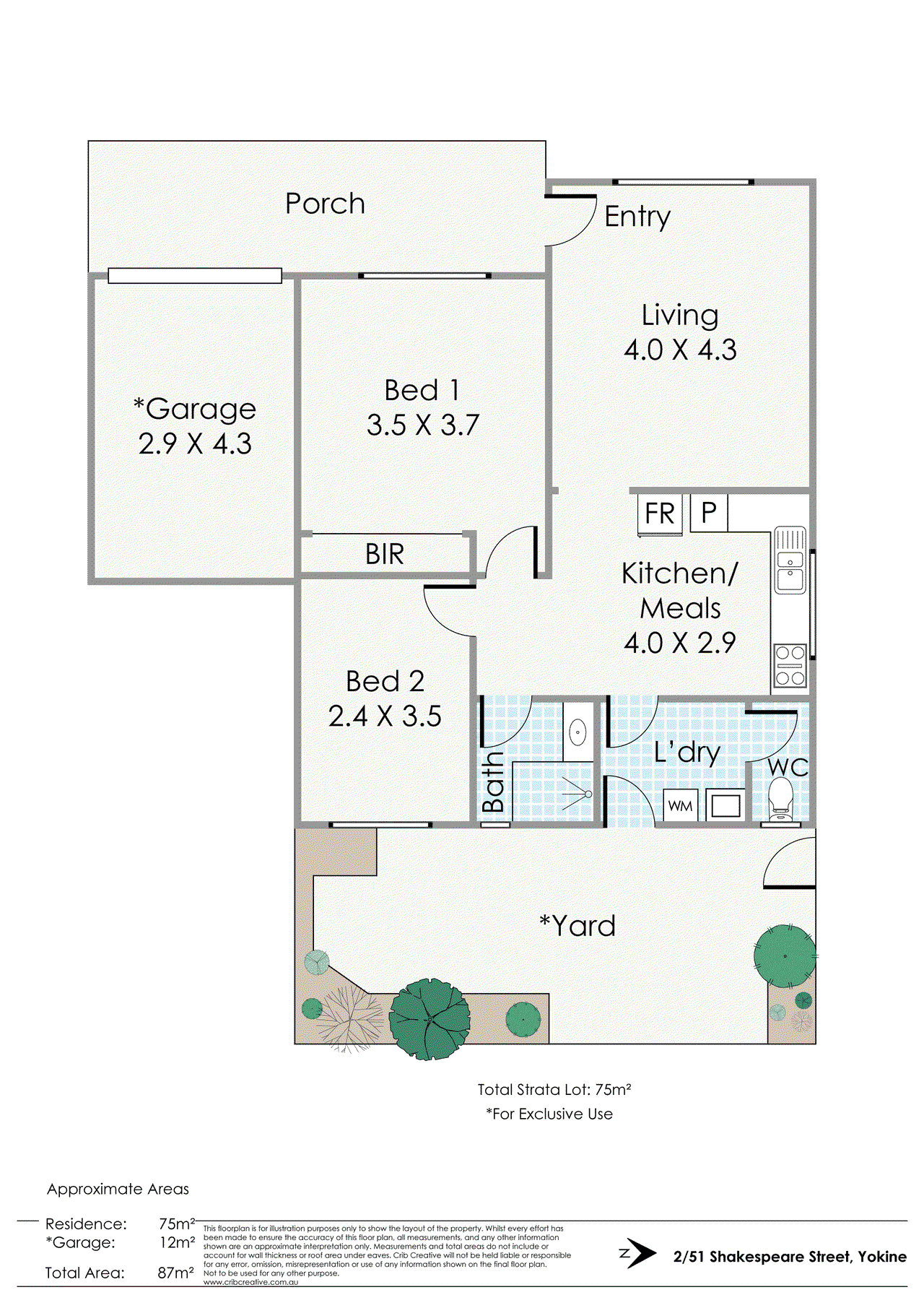 2/51 Shakespeare Avenue, YOKINE, WA 6060