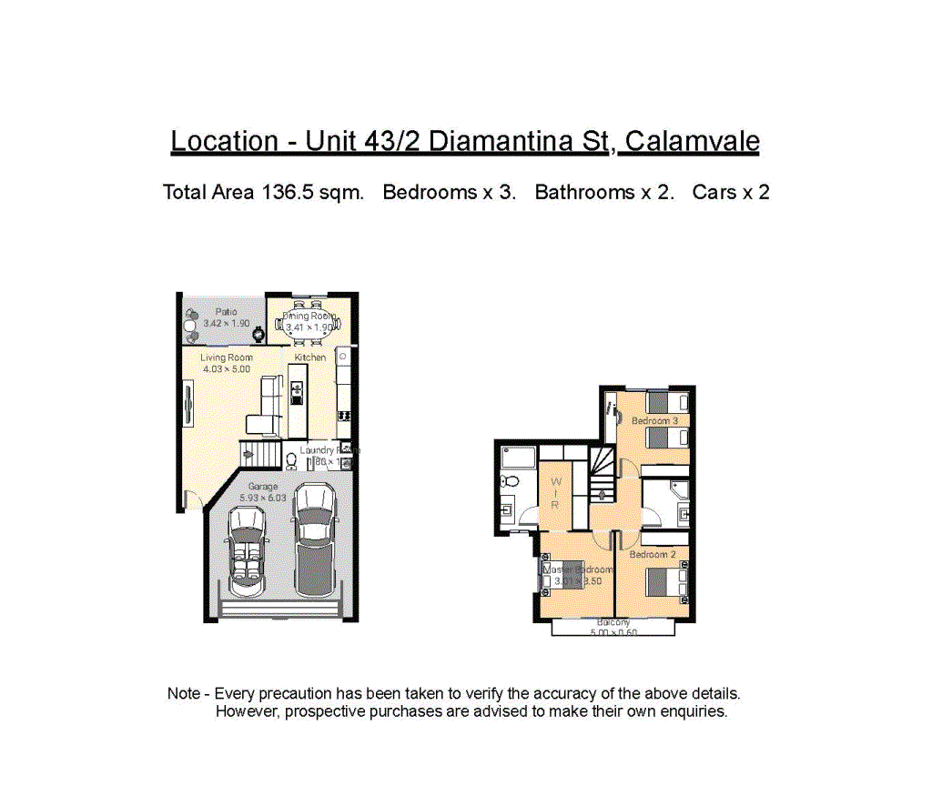 43/2 Diamantina Street, CALAMVALE, QLD 4116