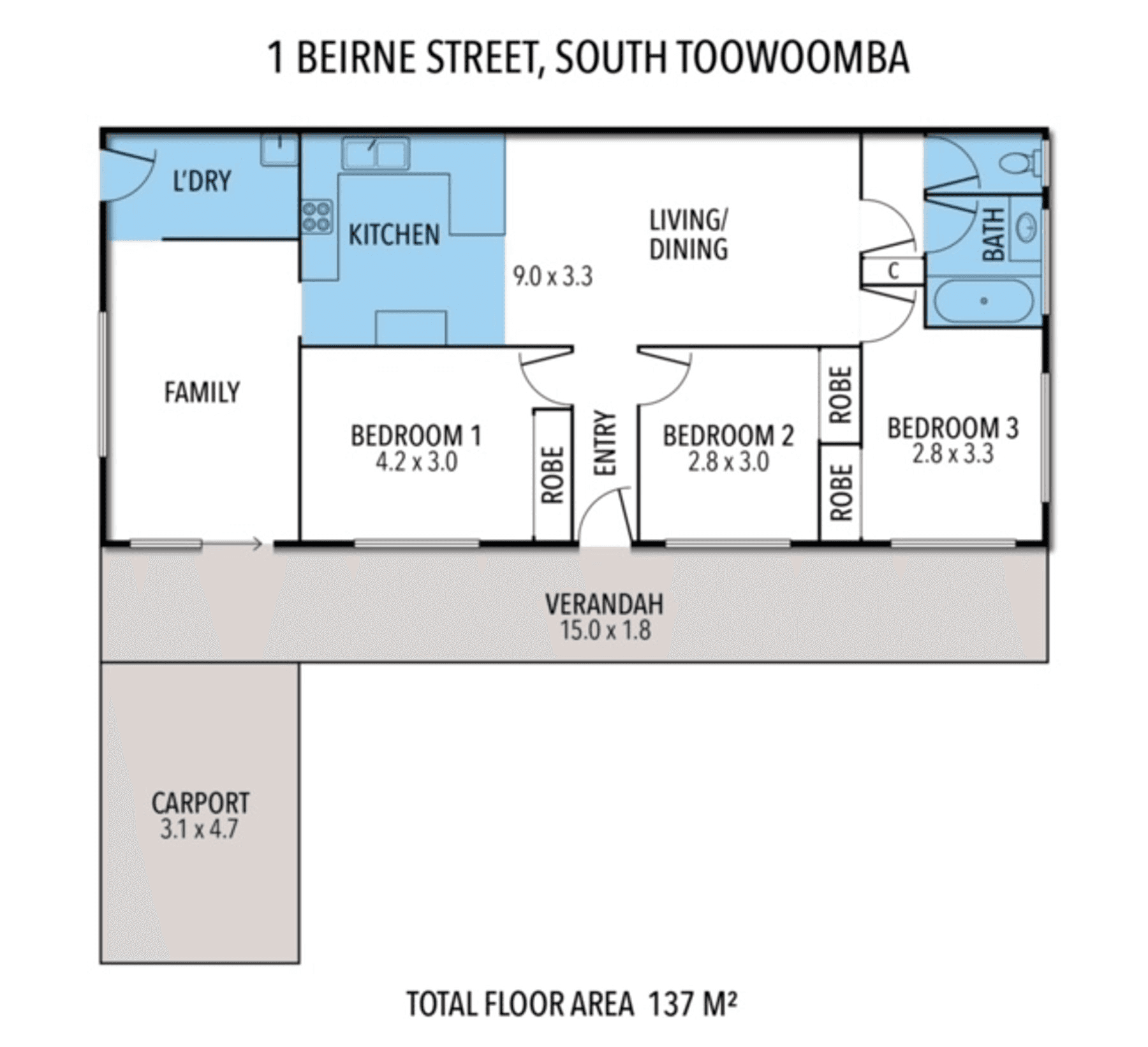 1/1 Beirne Street, SOUTH TOOWOOMBA, QLD 4350