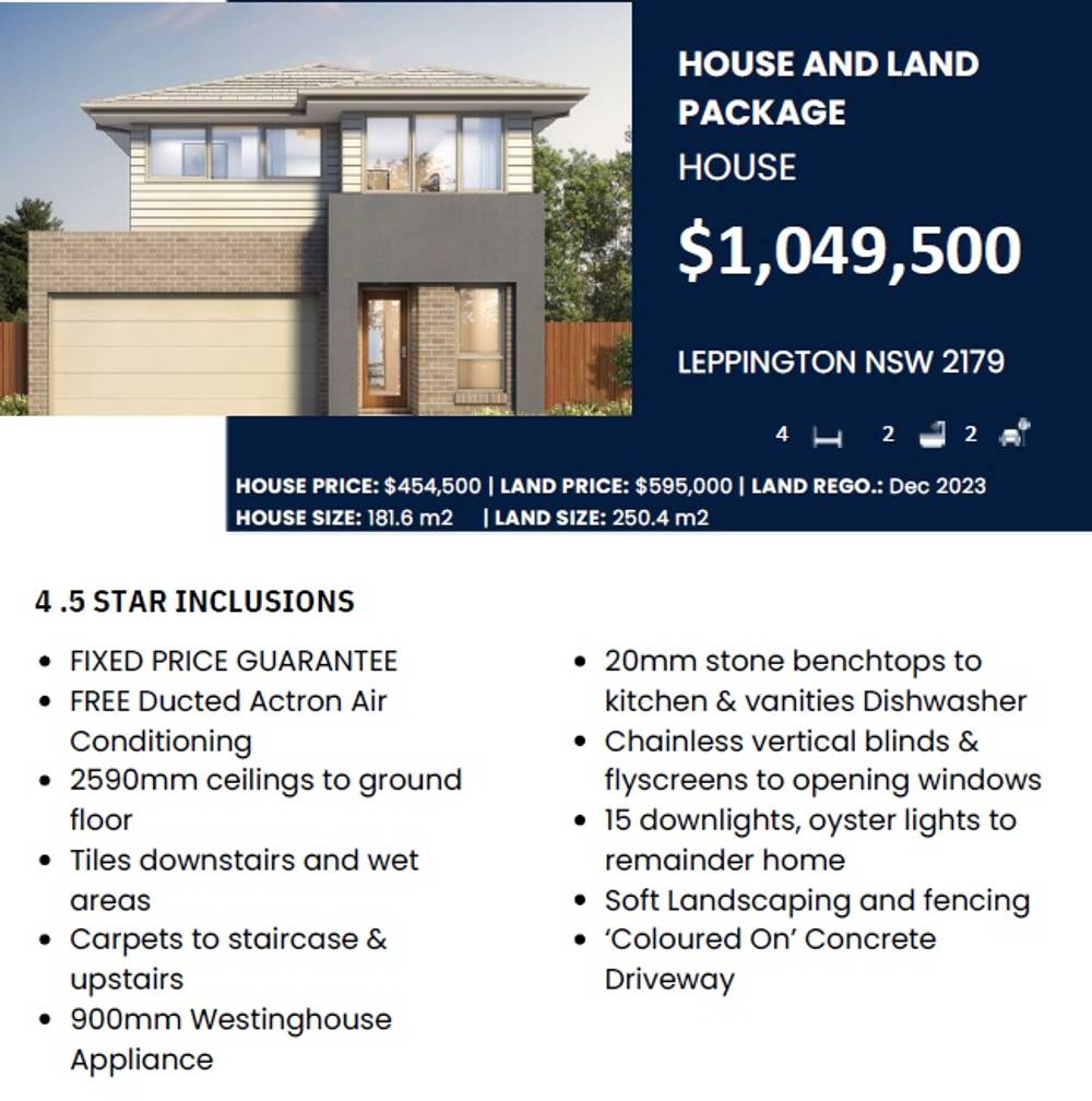 4 Odyssey Street, LEPPINGTON, NSW 2179