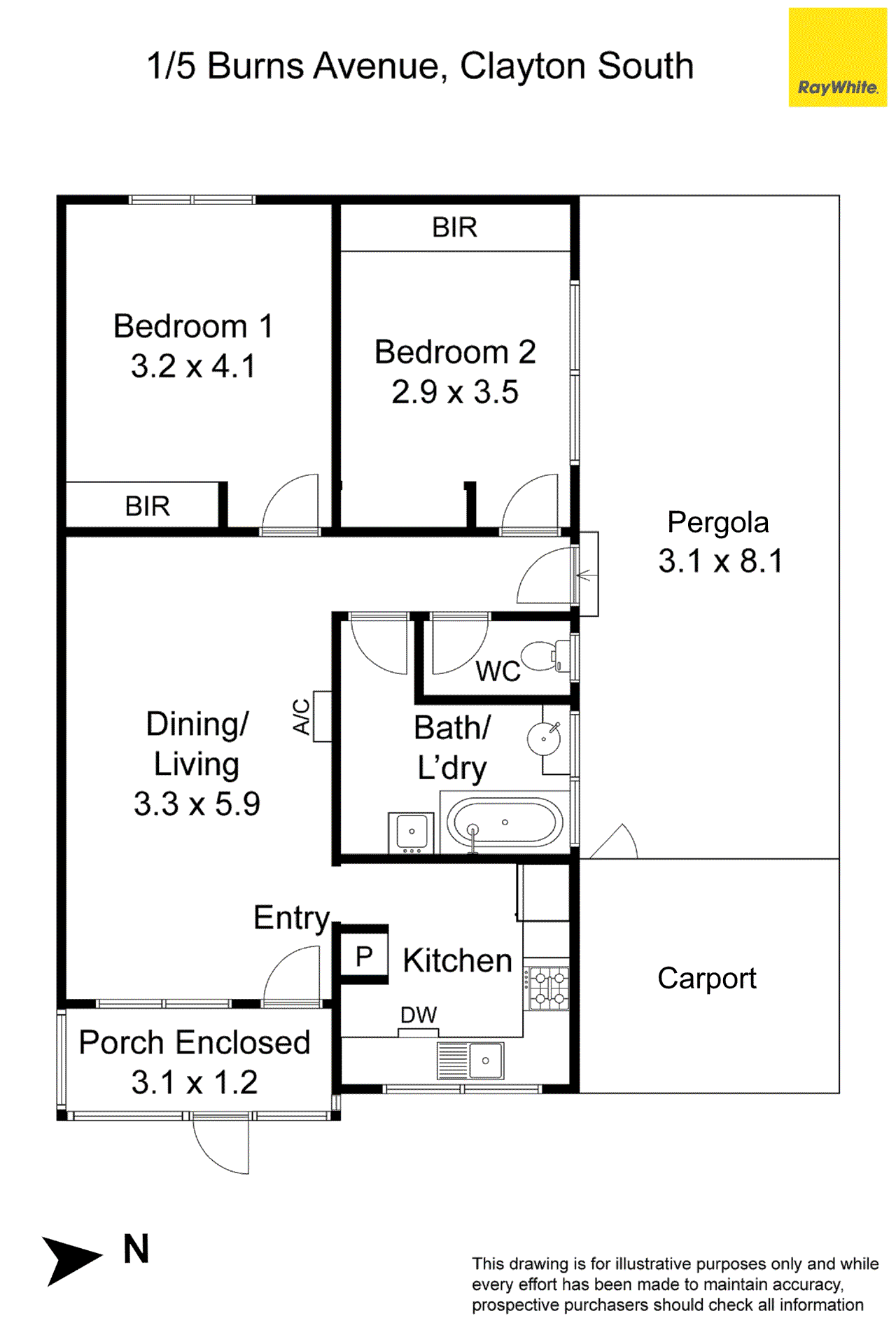 1/5 Burns Avenue, CLAYTON SOUTH, VIC 3169