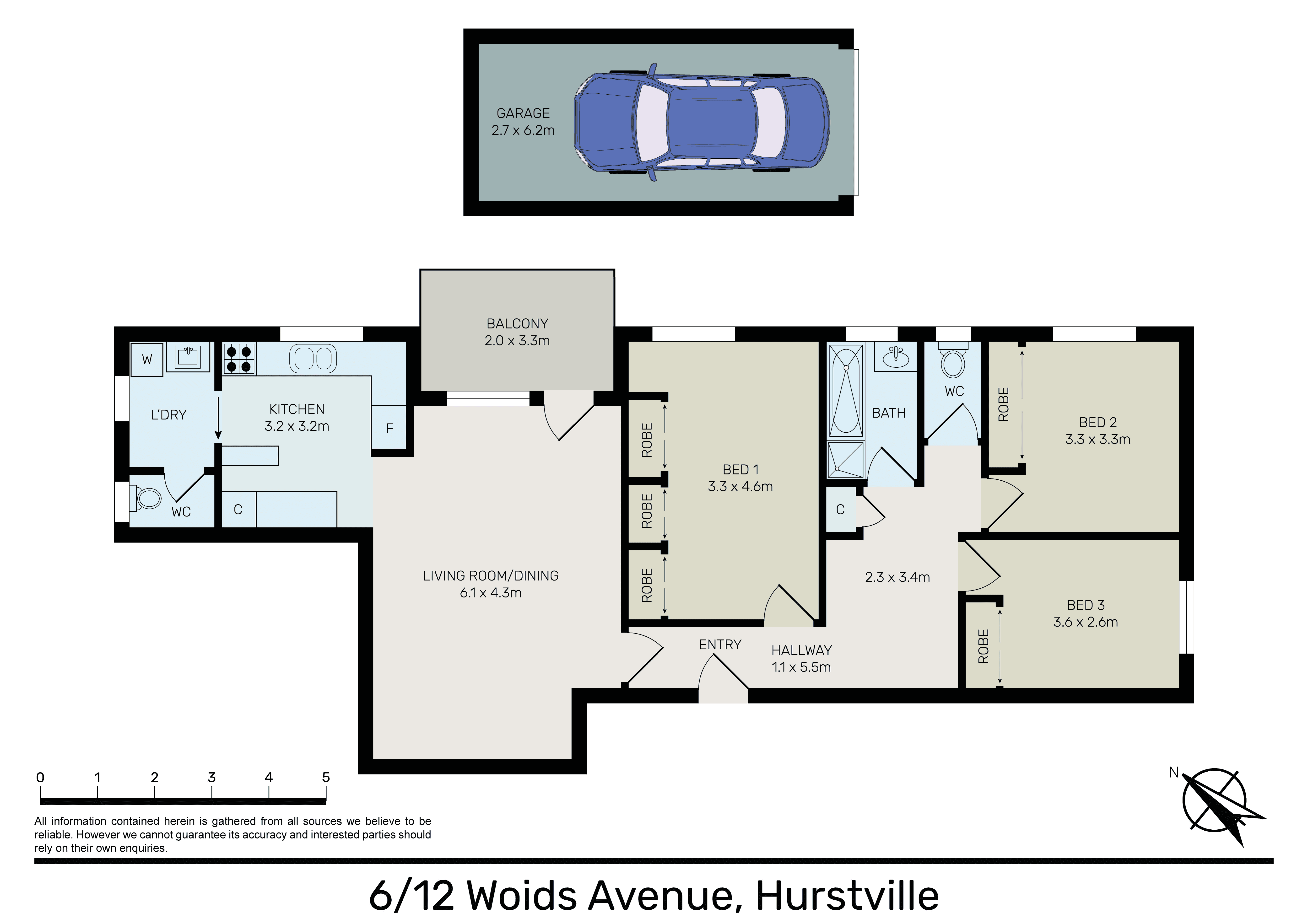 6/12 Woids Avenue, HURSTVILLE, NSW 2220