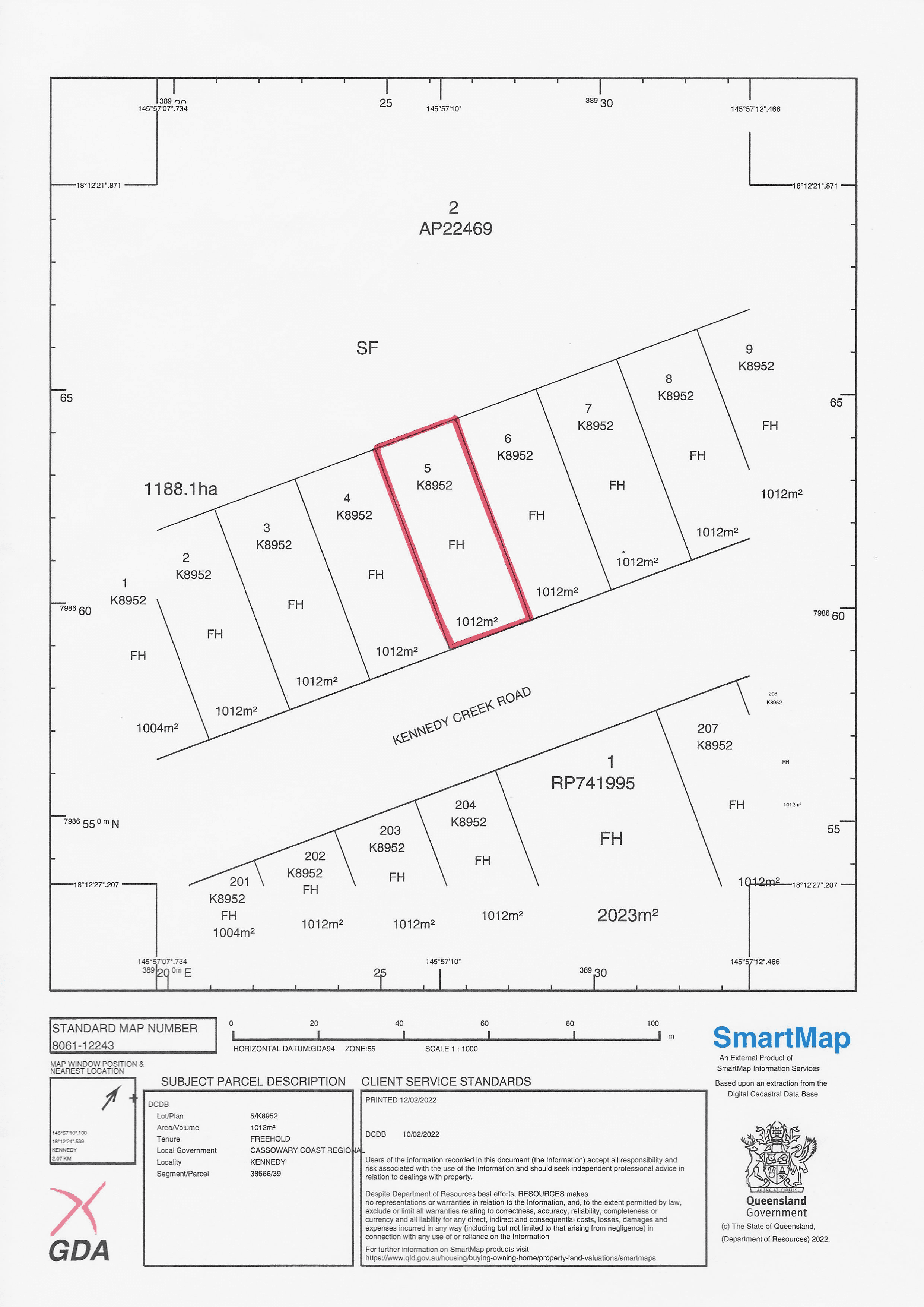 42 Kennedy Creek Rd, Kennedy, QLD 4816