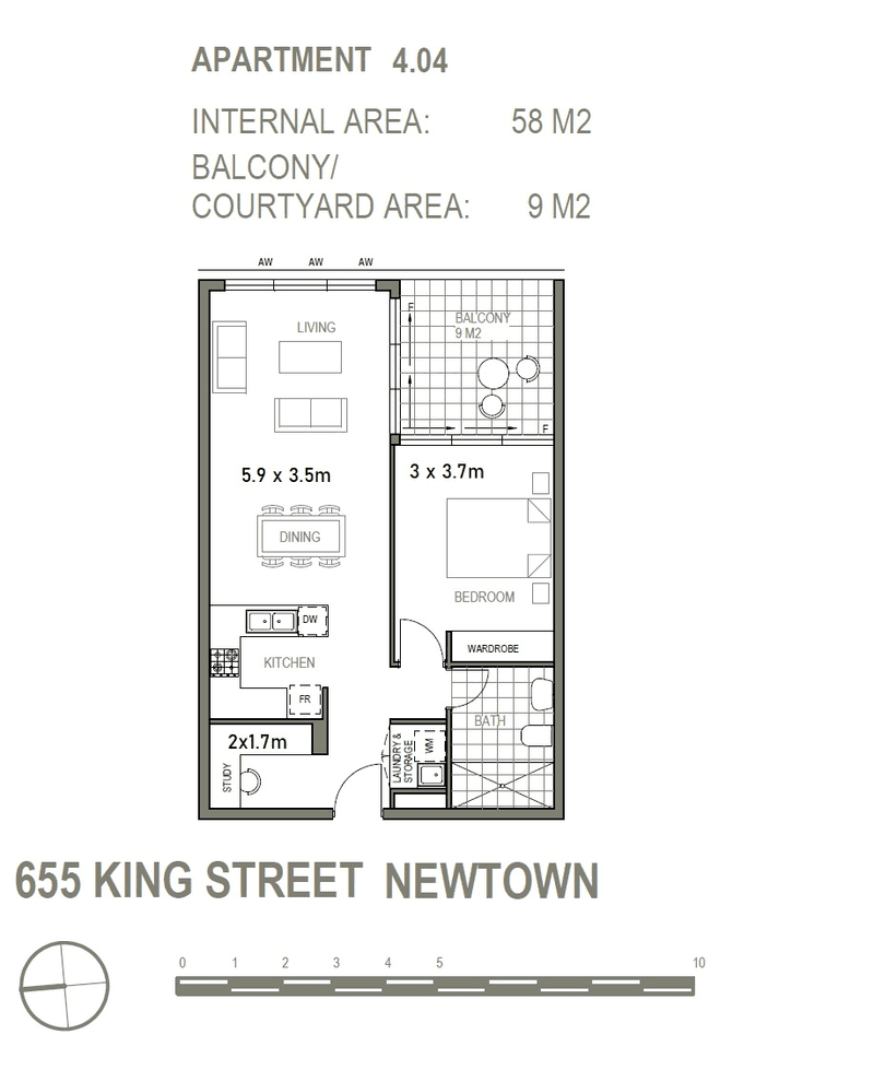 5.03/655 King St, Newtown, NSW 2042