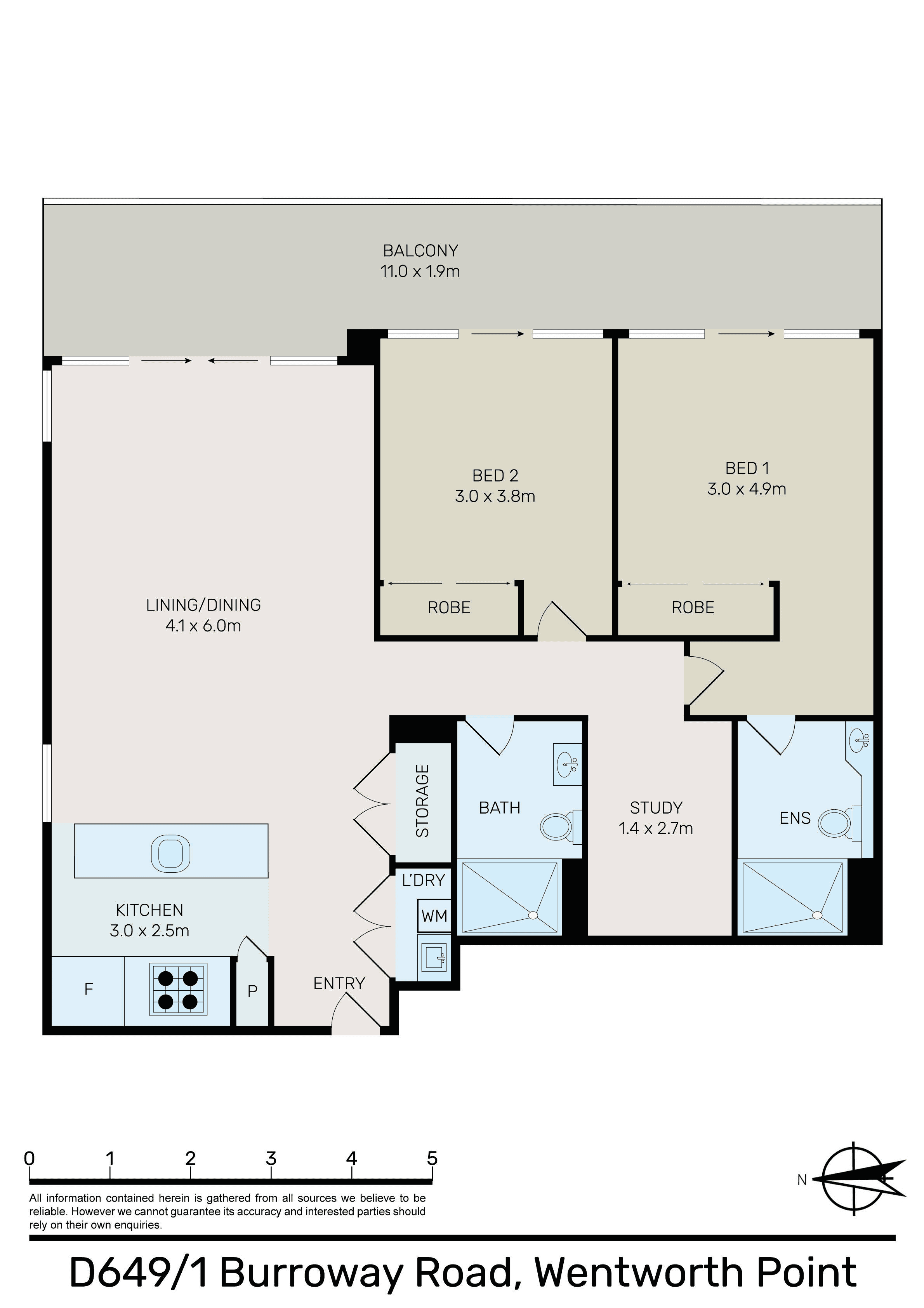 649/1D Burroway Road, Wentworth Point, NSW 2127