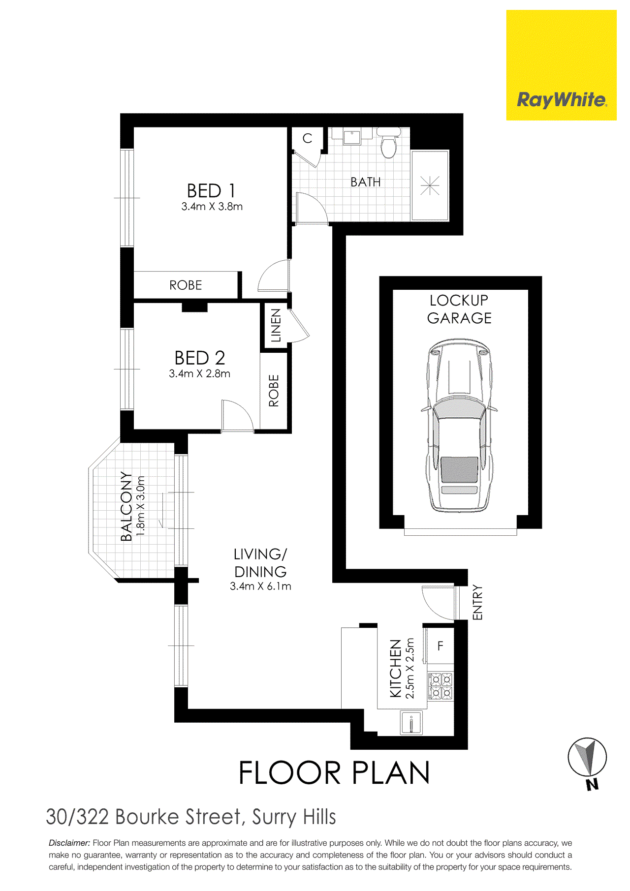 30/322-340 Bourke Street, SURRY HILLS, NSW 2010