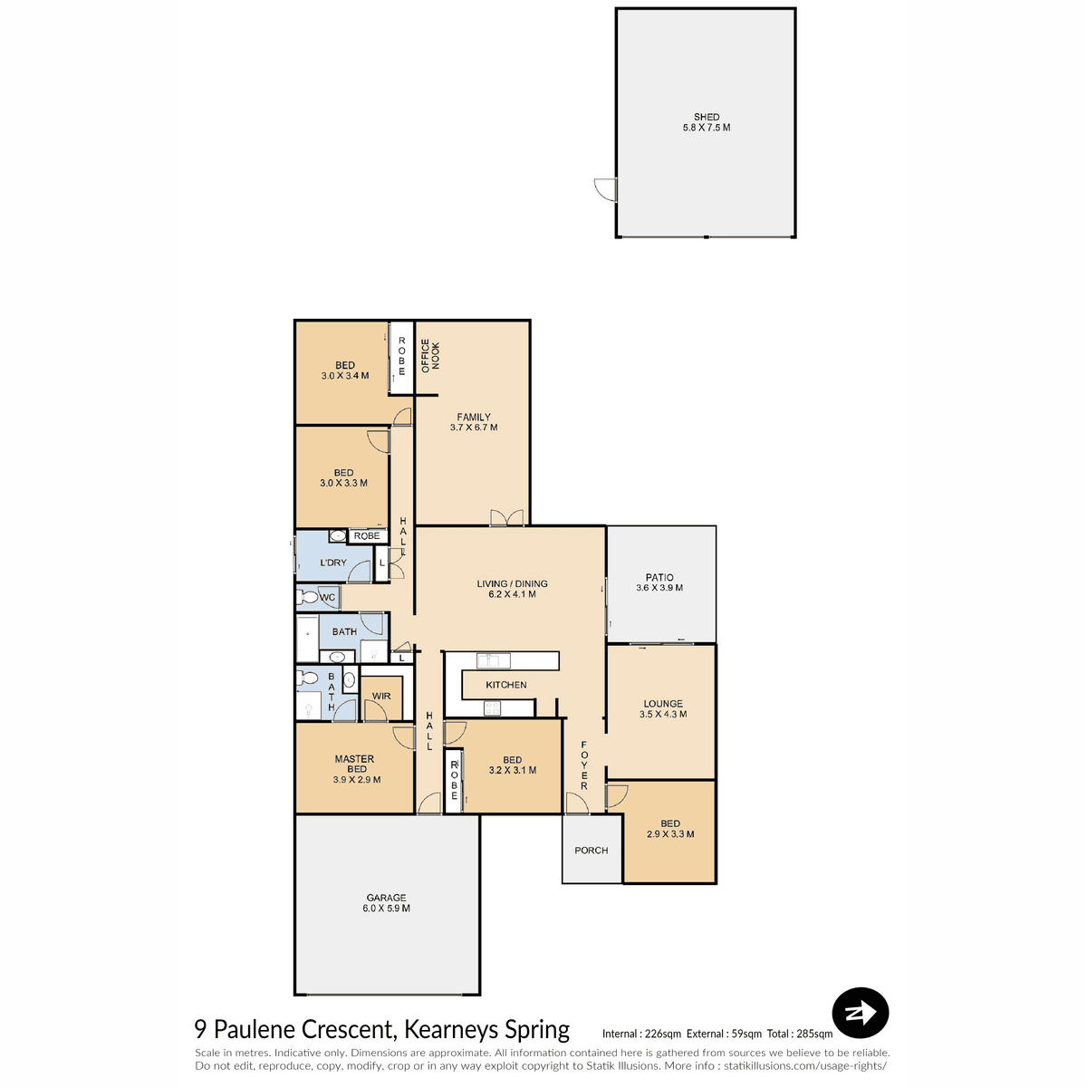 9 Paulene Crescent, Kearneys Spring, QLD 4350