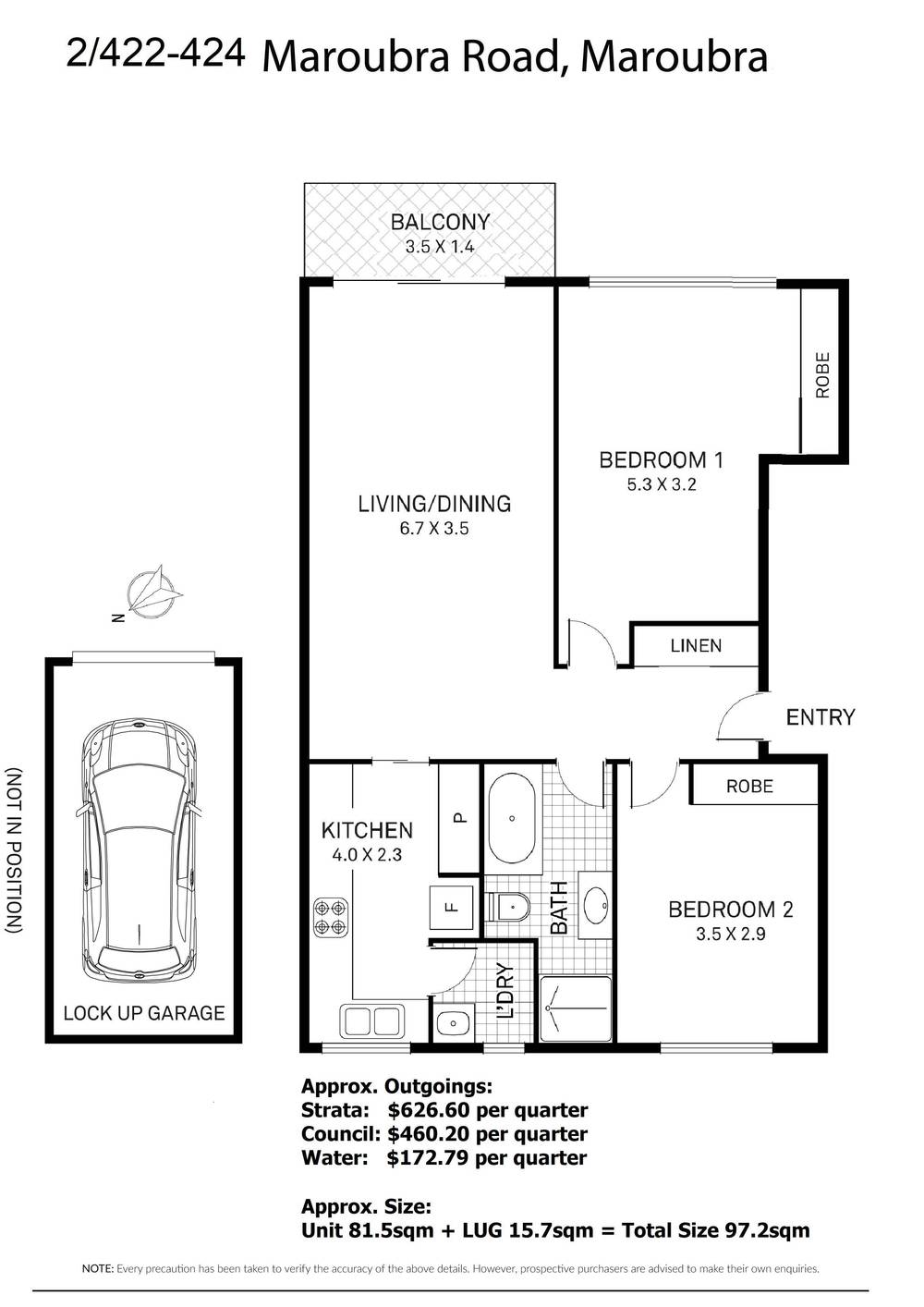 2/422-424 Maroubra Road, Maroubra, NSW 2035