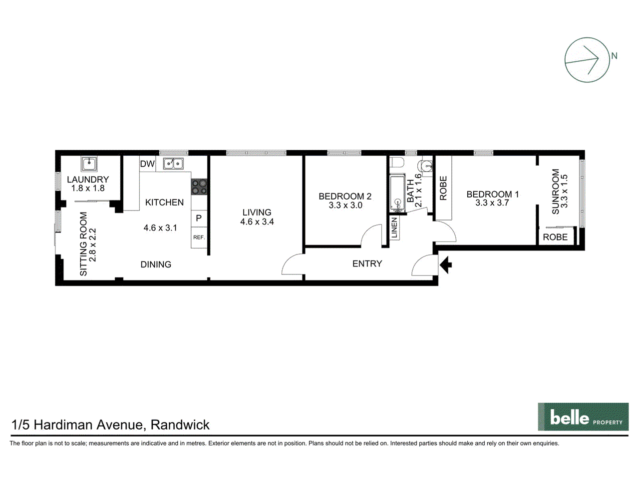 1/5 Hardiman Avenue, Randwick, NSW 2031