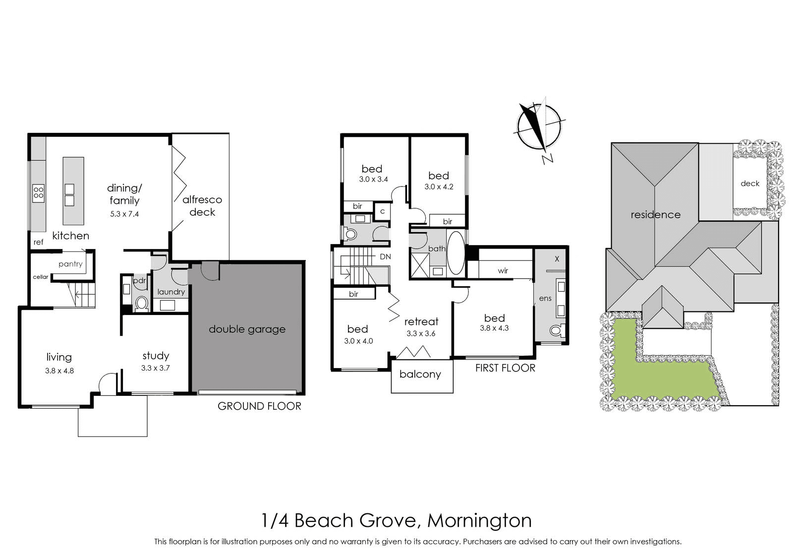 1/4 Beach Grove, Mornington, VIC 3931