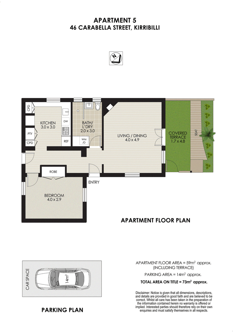 5/46 Carabella Street, KIRRIBILLI, NSW 2061