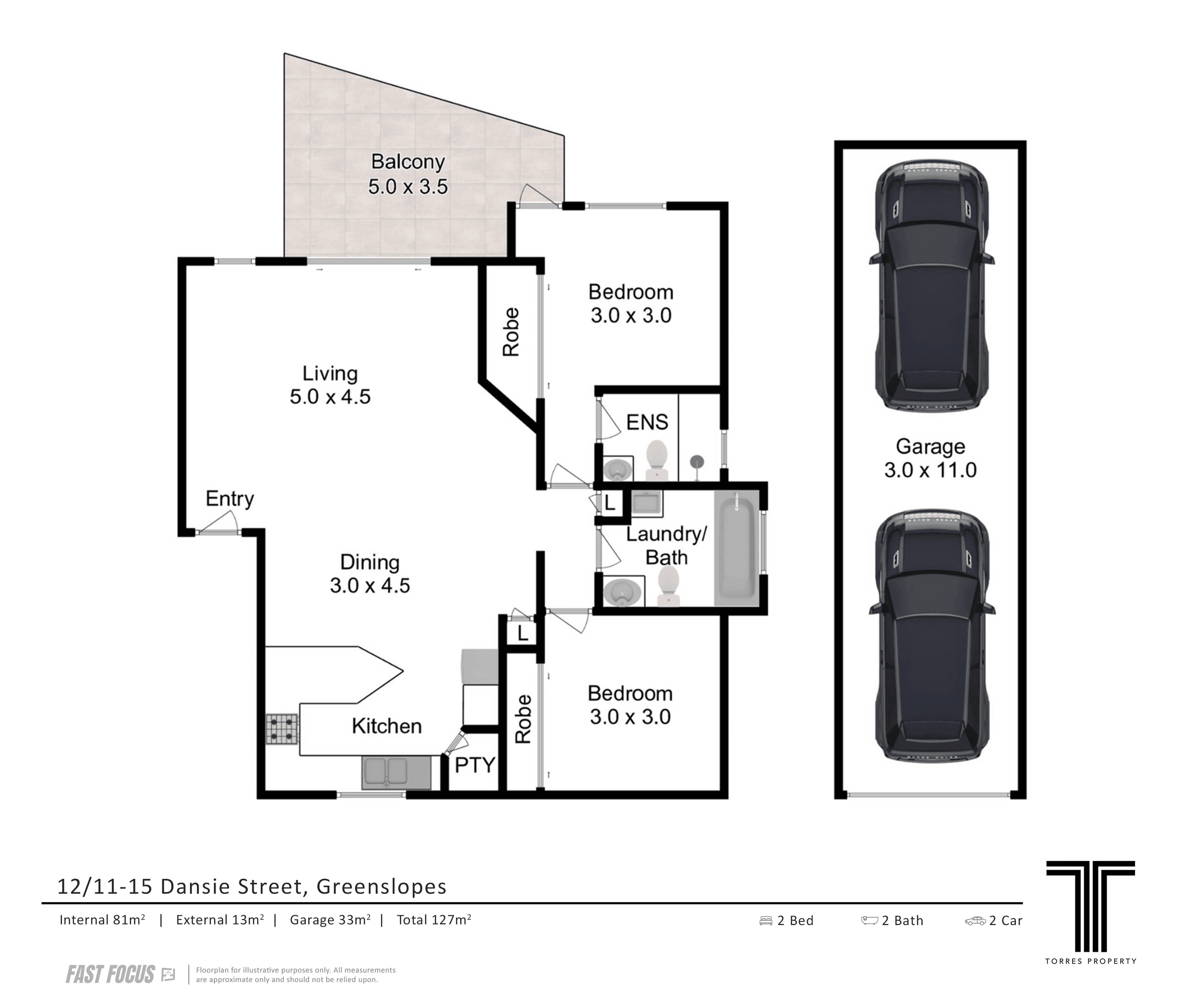 12/15 Dansie Street, Greenslopes, QLD 4120