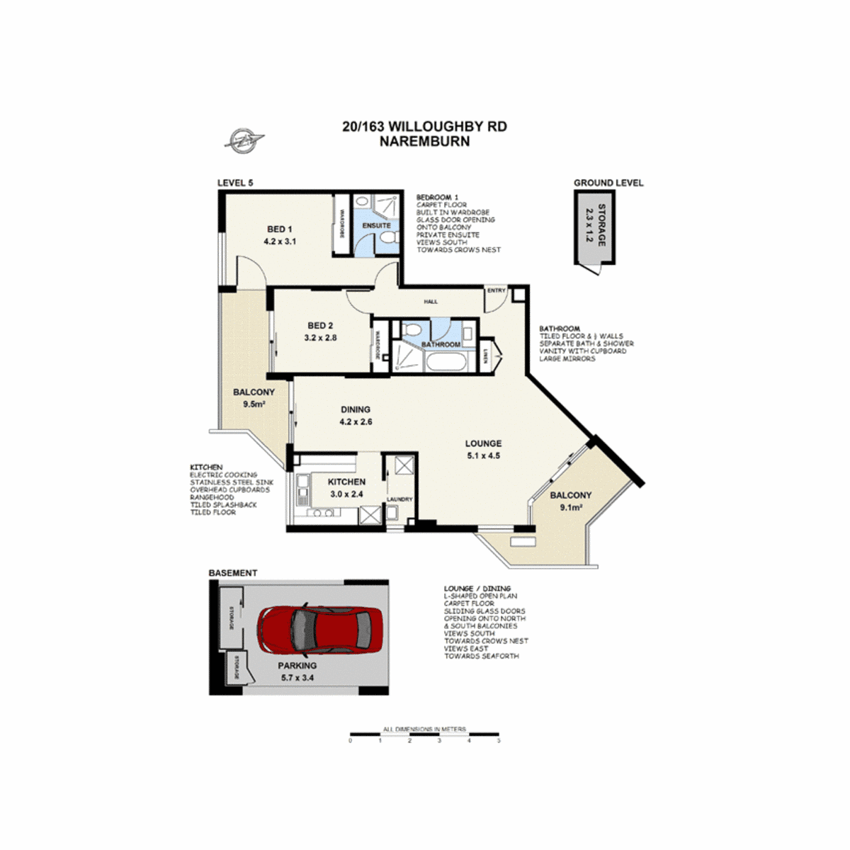 20/163 Willoughby Road, Naremburn, NSW 2065