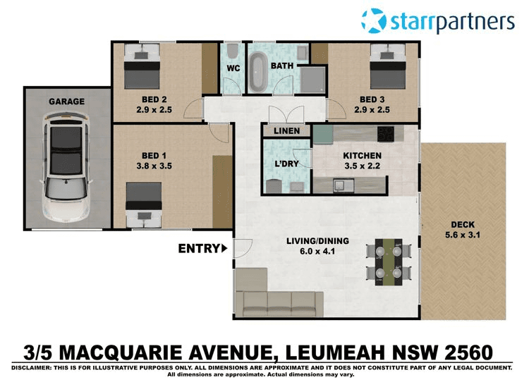 3/5 Macquarie Ave, LEUMEAH, NSW 2560