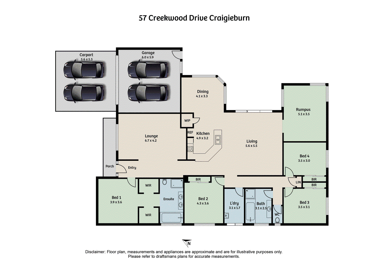 57 Creekwood Drive, CRAIGIEBURN, VIC 3064